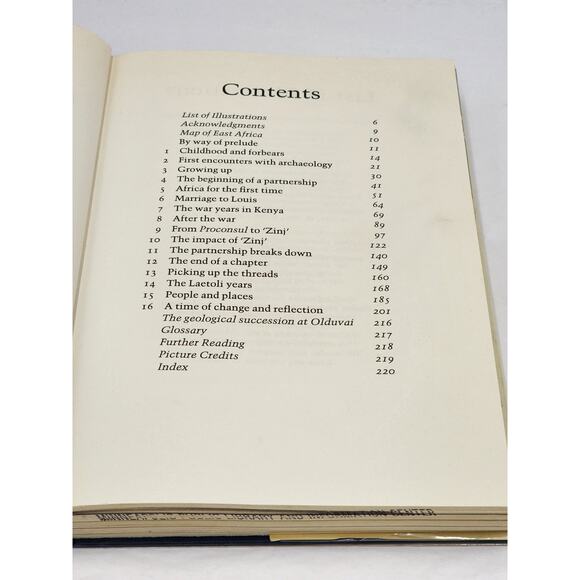 Disclosing The Past by Mary Leakey Autobiography Paleoanthropologist Africa 1984 - Picture 10 of 12